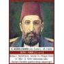 Osmanlı Padişahları Tablosu Çerçeveli - Sırasıyla Resimleri Altın Renk Zeminde ANICR05OPY Osmanlı Padişahları Tablosu Çerçeveli - Sırasıyla Resimleri Altın Renk Zeminde ANICR05OPY