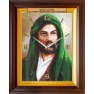 Hz. Ali Resimli Duvar Saati Dikdörtgen 37x46cm ANIDSD06HAD