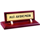Ahşap Masa İsimliği MUGIS01AH