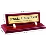 Ahşap Masa İsimliği MUGIS01AH Ahşap Masa İsimliği MUGIS01AH