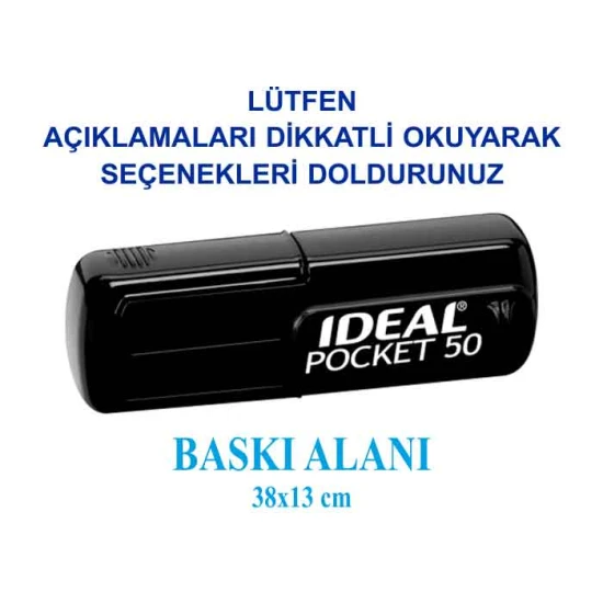 İdeal Pocket 50 Cep Kaşesi MUGKS01CK İdeal Pocket 50 Cep Kaşesi MUGKS01CK