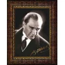 Atatürk Tablosu Çerçeveli - Kızgın Bakan Mustafa Kemal Portresi Siyah/Beyaz ATACRAP01D1 Atatürk Tablosu Çerçeveli - Kızgın Bakan Mustafa Kemal Portresi Siyah/Beyaz ATACRAP01D1