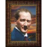 Atatürk Tablosu Çerçeveli - Dağınık Saçlı Mustafa Kemal Portresi ATACRAP14D Atatürk Tablosu Çerçeveli - Dağınık Saçlı Mustafa Kemal Portresi ATACRAP14D