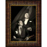 Atatürk Tablosu Çerçeveli - 2 Figürlü Ayakta ve Oturan Mustafa Kemal Portresi Siyah/Beyaz ATACRAP69D Atatürk Tablosu Çerçeveli - 2 Figürlü Ayakta ve Oturan Mustafa Kemal Portresi Siyah/Beyaz ATACRAP69D