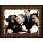 Atatürk Tablosu Çerçeveli - Üniversitede Ders Dinleyen Eğitimci Mustafa Kemal Portresi ATACRAP74Y