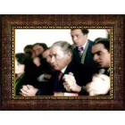 Atatürk Tablosu Çerçeveli - Üniversitede Ders Dinleyen Eğitimci Mustafa Kemal Portresi ATACRAP74Y