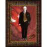 Atatürk Tablosu Çerçeveli -Eli Cebinde Ayakta Boydan Mustafa Kemal Portresi Bayraklı ATACRAP81D